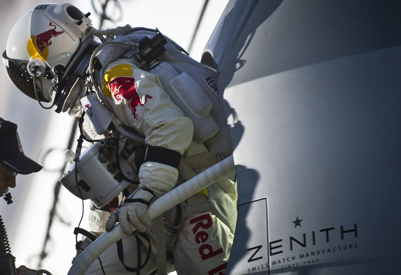 This watch is a tribute to FELIX BAUMGARTNER who jumped from the edge of  space on the Stratos Mission wearing the Zenith Defy El Primero… | Instagram