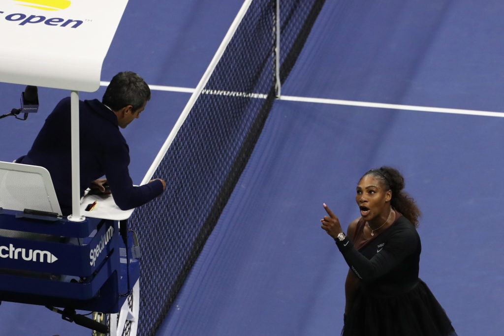 Serena Williams sports Chopard on court