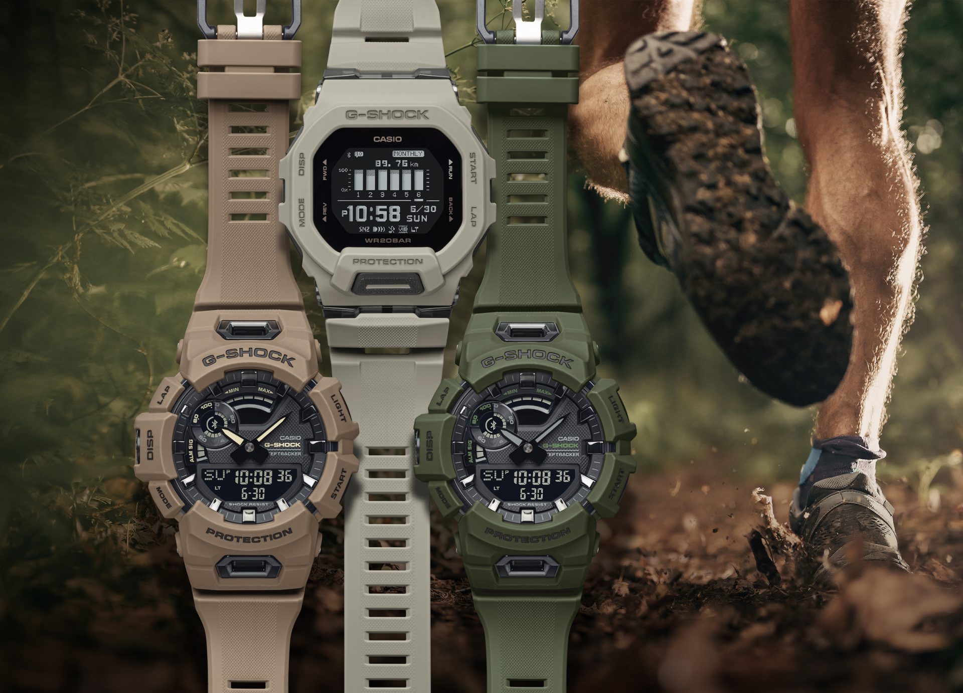 G-Shock Move Watches Appear In Colours Suitable For Winter, Urban