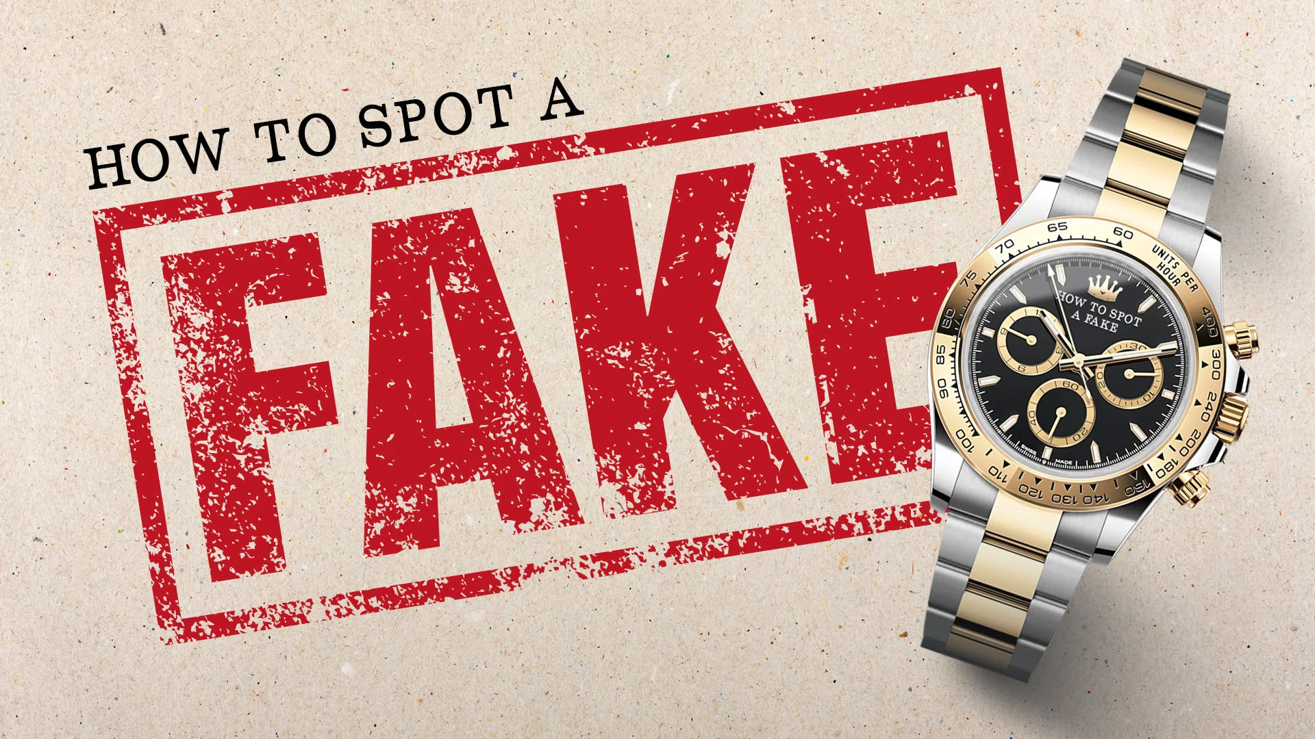 Spellings are clue: Watches are fake
