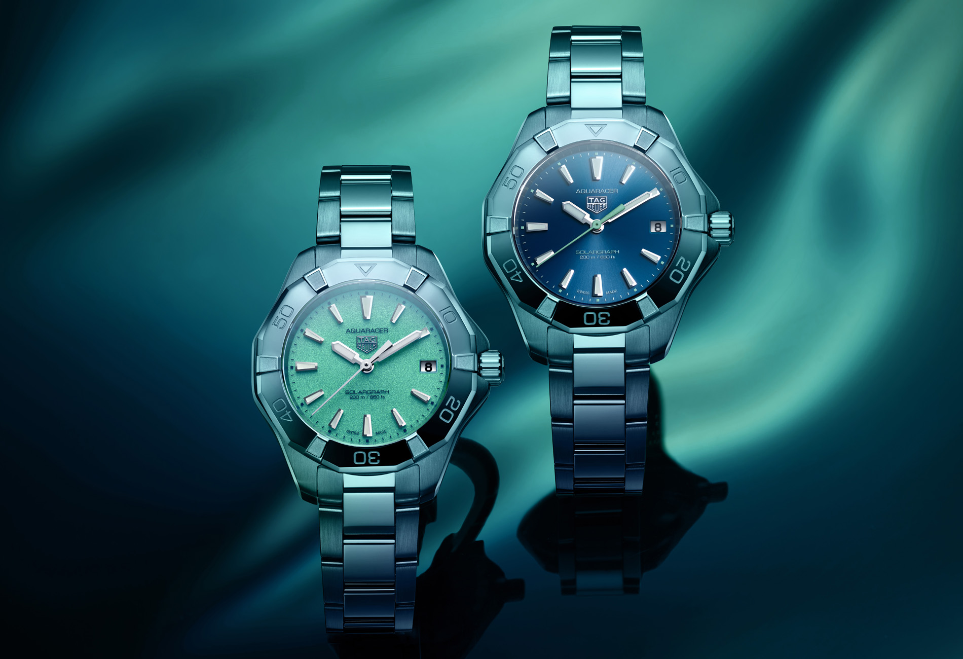 Sun Rises On Smaller TAG Heuer Aquaracer Solargraphs